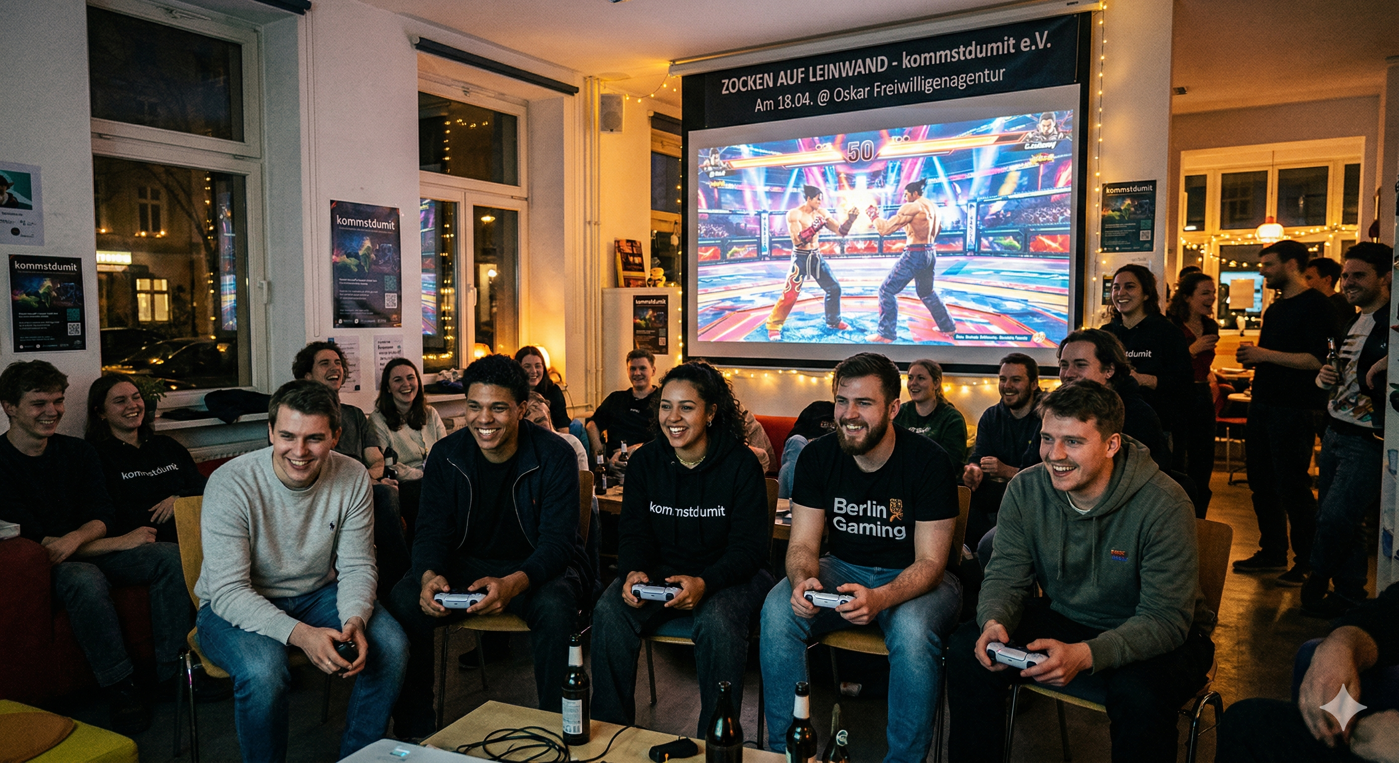 Zocken auf Leinwand 18.04.2026