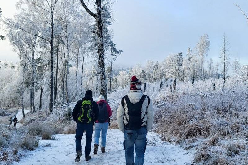 Wanderung im Winter